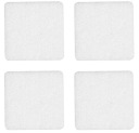 Samolepiace plstené podložky biele 40x40mm balenie 4 ks - VORSTAHL