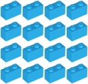 LEGO 3004 BRICK 1x2 tmavomodrá NOVINKA (12g) 16 ks.