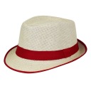 LETNÁ PLÁŽOVÁ PÁRTY PANAMA ČELO TRILBY FEDORA