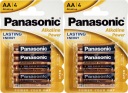 Alkalická batéria Panasonic AA (R6) 4 ks