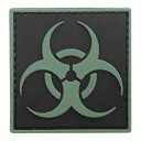 3D SYMBOL BIOHAZARD VELCRO GFC NÁŠIVKA
