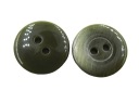 15mm Ozdobné gombíky 12 kusov farba FADE OLIV GREEN K278 15007