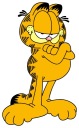 NÁLEPKA NA OKENNÉ SKLO ZRKADLO MAČKA GARFIELD KAT