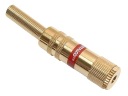 JACK zásuvka 3,5mm 3P TRS stereo HQ GOLD VITALCO