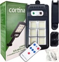 SOLÁRNA LAMPA SENZOR POHYBU DIAĽKOVÉ OVLÁDANIE IP65 120 LED 3 REŽIMY SVETLA VÝKONNÝ