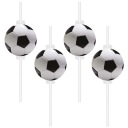 Slamky FUTBAL s loptou futbal narodeniny x4