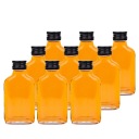 10x Sklenená fľaša tinktúra 100 moonshine