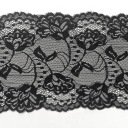 ČIPKA ELASTICKÁ 15,5 CM - ČIERNA