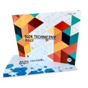 Biely školský technický blok A4 170g 10 listov Arko-Papier