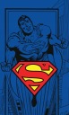SUPERMAN uterák TOWEL 30x50 cm