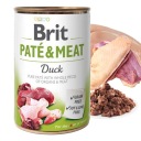 BRIT PATE & MEAT Mokré krmivo pre psov Kačica 400 g