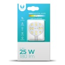 G4 Okrúhla LED žiarovka 2W 12V AC/DC 4500K 120° 180lm