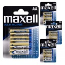 Maxell AA LR06 alkalické batérie (4 kusy) x 4
