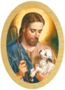Nálepka na sviečku JESUS ​​​​THHEPHERD ALLELUJA Veľká noc