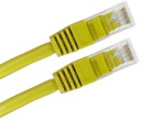 Sieťový kábel RJ45 U/UTP, kat. 6, žltý, 3 m, 1 kus