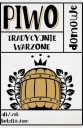 10x FOIL nálepkové etikety na TRADIČNÉ pivo