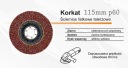 Lamelový kotúčový brúsny kotúč 115mm P60