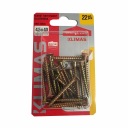 Skrutky do dreva tvrdené 4,5x40 blister 22 ks