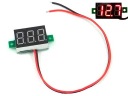 Digitálny LED panelový voltmeter 2,5-30V ČERVENÝ