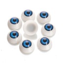 Oči na hračky plastové 20x10mm 8 ks