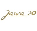 JAWA 50 TYP 20 JAWKA samolepka emblém 115 x 34 mm