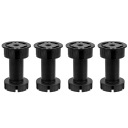 4x KUCHYNSKÉ NOŽKY NÁBYTKU NOHA V=100 MM
