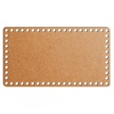 šedý základný košík dno 19x34cm HDF obdĺžnik
