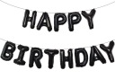 Fóliový balónový nápis HAPPY BIRTHDAY fólia 1-99.narodeninová girlanda PARTY