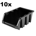 10x Skladový kontajner 100x150x70 mm dielenská garáž