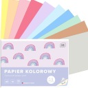 PASTELOVÝ FAREBNÝ PAPIER, A5, 10 listov, 115G, INTERPRINT