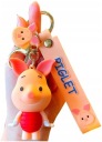 Peňaženka Piggy Keychain sladká taštička ružová Prasiatko ružová