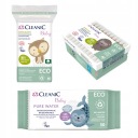 Cleanic ECO Baby set pre deti, podložky, tyčinky, vlhčené obrúsky