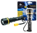 LED baterka FALCON 3xLED, napájanie 2x AA 15h batérie, čierna