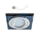 POHYBLIVÉ sklenené stropné svietidlo pre LED 230V, čierne