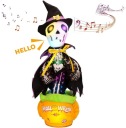 kostlivec INTERAKTÍVNA HRAČKA TANEČNÝ SPIEV REPRÍZY + LED HALLOWEEN