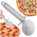Nôž na pizzu krájač krájač ryhovanie okrúhly nerez ostrý