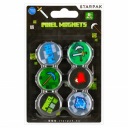 VYCVIČENÉ MAGNETY FAREBNÝ PIXEL HERNÝ MAGNET NA CHLADNIČKU 6 ks NA DOSKU