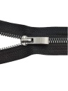 Kovový posuvný zámok na zips # 5 čierny 80 cm
