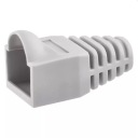 Gumový kryt pre zástrčku RJ45, sivý, 6 ks