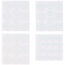 Plsťové podložky plsť na nábytkové stoličky 46 KS Mix Shapes Hard White
