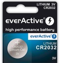 1 ks CR2032 everActive 3V CR 2032 LÍTIOVÉ BATÉRIE