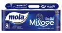 MOLA MILOVE 3-vrstvový toaletný papier, 200 listov, 10 super dlhých roliek