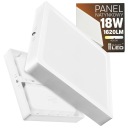 Prisadený štvorcový LED stropný panel, biely 18W, neblikajúca CCD lampa
