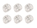 STOPKY REGULÁTOR KONCOVKA SVORKY 3,5mm 6ks TRANSPARENTNÉ
