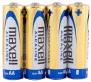 ALKALICKÉ BATÉRIE MAXELL AA LR6 4 ks