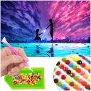 DIAMANTOVÁ MOZAIKA Diamantový vyšívací SET 5D PICTURE Diamantový rezací papier