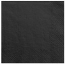 Obrúsky Black Black 33x33 cm Narodeninové svadobné