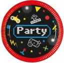 Gaming Party papierové taniere 20 cm 8 ks.