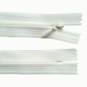 ZAHRNUTÝ zips, SAMOSTATNÁ SIEŤKA #3 40cm KRÉM