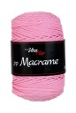 Struna Vlna-Hep pre MACRAME 2,5mm / ružová